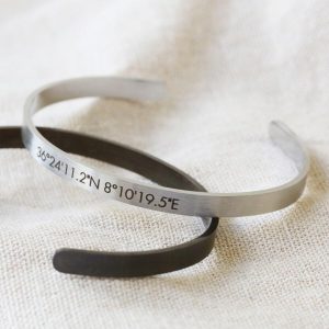 Bracelets | Engraved Stainless Steel Torque Bangle – Mens Bracelets Bracelets