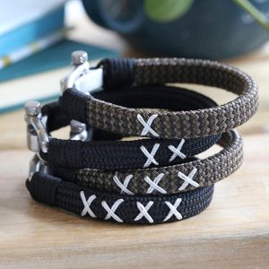 Bracelets | Family Kiss Woven Cord Bracelet – Mens Bracelets Bracelets