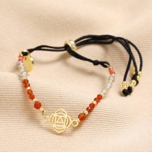 Bracelets | Root Chakra Charm Bracelet in Gold – Womens Bracelets Bracelets