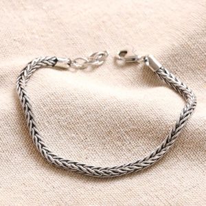 Bracelets | Sterling Silver Foxtail Chain Bracelet – Mens Bracelets Bracelets