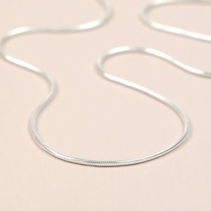 Charms, Chains & Pins | Sterling Silver Snake Chain – Womens Charms, Chains & Pins Charms, Chains & Pins