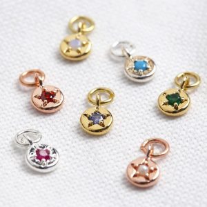 Charms, Chains & Pins | Tiny Birthstone Charm – Womens Jewellery Charms, Chains & Pins