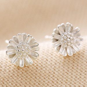 Earrings | Sterling Silver Daisy Flower Stud Earrings – Womens Earrings Earrings