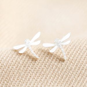 Earrings | Sterling Silver Dragonfly Stud Earrings – Womens Earrings Earrings