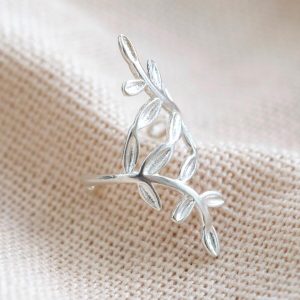 Earrings | Sterling Silver Fern Ear Cuff – Womens Earrings Earrings