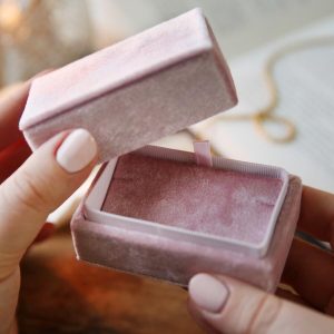 Jewellery Storage | Blush Pink Velvet Bracelet Box – Womens Jewellery Jewellery Storage