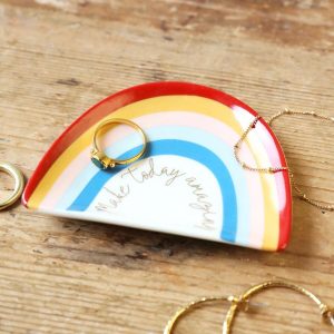 Jewellery Storage | ‘Make Today Amazing’ Rainbow Trinket Dish – Womens Jewellery Jewellery Storage