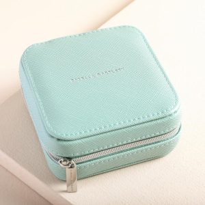 Jewellery Storage | Estella Bartlett Square Jewellery Case in Mint Green – Womens Jewellery Jewellery Storage