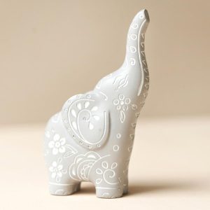 Jewellery Storage | Grey Ceramic Elephant Ring Holder – Womens Jewellery Jewellery Storage