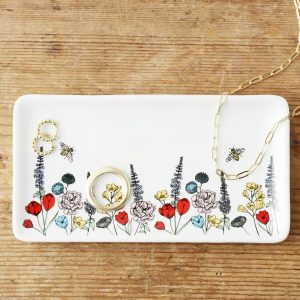 Jewellery Storage | Long Wildflower Trinket Dish – Womens Jewellery Jewellery Storage