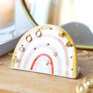 Jewellery Storage | Rainbow Ceramic Earring Holder – Womens Jewellery Jewellery Storage