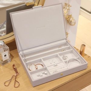 Jewellery Storage | Stackers Classic Jewellery Box Lid in Taupe – Womens Jewellery Jewellery Storage