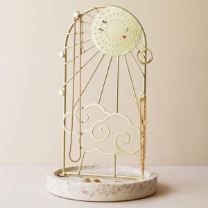 Jewellery Storage | Sunshine Jewellery Stand with Terrazzo Base – Womens Jewellery Jewellery Storage