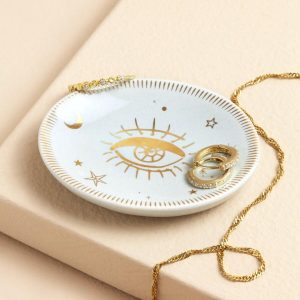 Jewellery Storage | Tiny Blue Celestial Eye Trinket Dish – Womens Jewellery Jewellery Storage