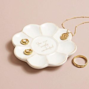 Jewellery Storage | You Are Wonderful Flower Trinket Dish – Womens Jewellery Jewellery Storage