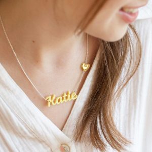 Necklaces | Acrylic Name Necklace – Womens/Kids Children's Necklaces Kids