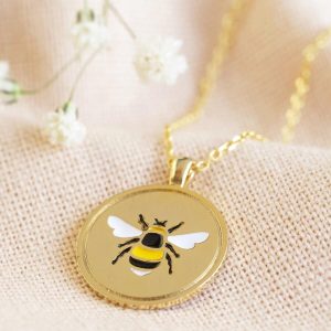 Necklaces | Bee Necklace with Real Seed Card – Womens Jewellery Necklaces