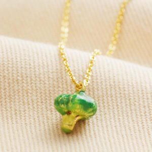 Necklaces | Broccoli Pendant Necklace in Gold – Womens Jewellery Necklaces