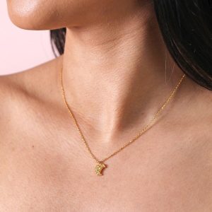 Necklaces | Croissant Pendant Necklace in Gold – Womens Jewellery Necklaces