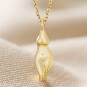 Necklaces | Feminine Figure Pendant Necklace in Gold – Womens Jewellery Necklaces