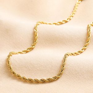 Necklaces | Gold Stainless Steel Rope Chain Necklace – Womens Charms, Chains & Pins Charms, Chains & Pins