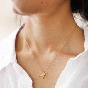 Necklaces | Gold T-Rex Dinosaur Necklace – Womens Jewellery Necklaces