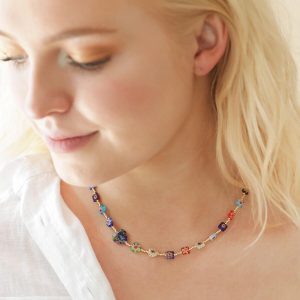 Necklaces | Millefiori Heart Bead Necklace – Womens Jewellery Necklaces