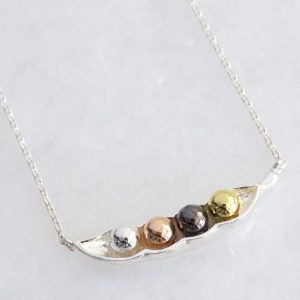 Necklaces | Silver Four Peas in a Pod Necklace – Womens Jewellery Necklaces