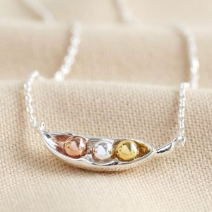 Necklaces | Silver Three Peas in a Pod Necklace – Womens Jewellery Necklaces