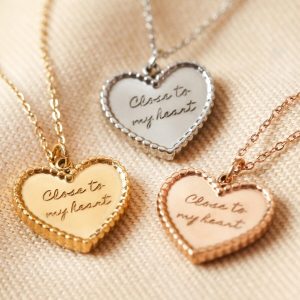 Necklaces | Stainless Steel Close To My Heart Necklace – Womens Jewellery Necklaces