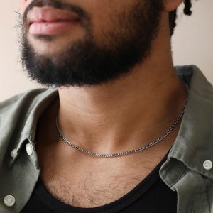 Necklaces | Stainless Steel Curb ‘Connell’s Chain’ Necklace – Mens Jewellery Mens