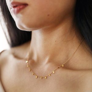 Necklaces | Stainless Steel Star Charm Necklace in Gold – Womens Jewellery Necklaces