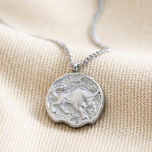 Necklaces | Stainless Steel Taurus Pendant Necklace – Womens Jewellery Necklaces