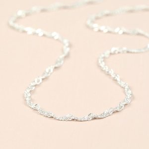 Necklaces | Sterling Silver Rope Chain – Womens Charms, Chains & Pins Charms, Chains & Pins