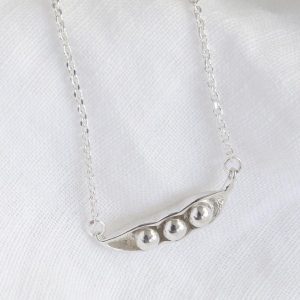 Necklaces | Sterling Silver Three Peas in a Pod Necklace (DNR) – Womens Jewellery Necklaces