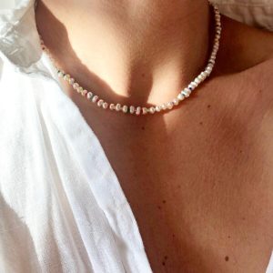 Necklaces | Miyuki Seed Bead and Freshwater Seed Pearl Necklace – Womens Jewellery Necklaces